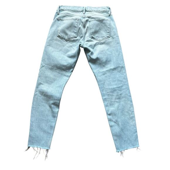 Frame Women’s Le Garçon Distressed Jeans Light Wash Size 25 Contemporary Chic - Picture 2 of 10